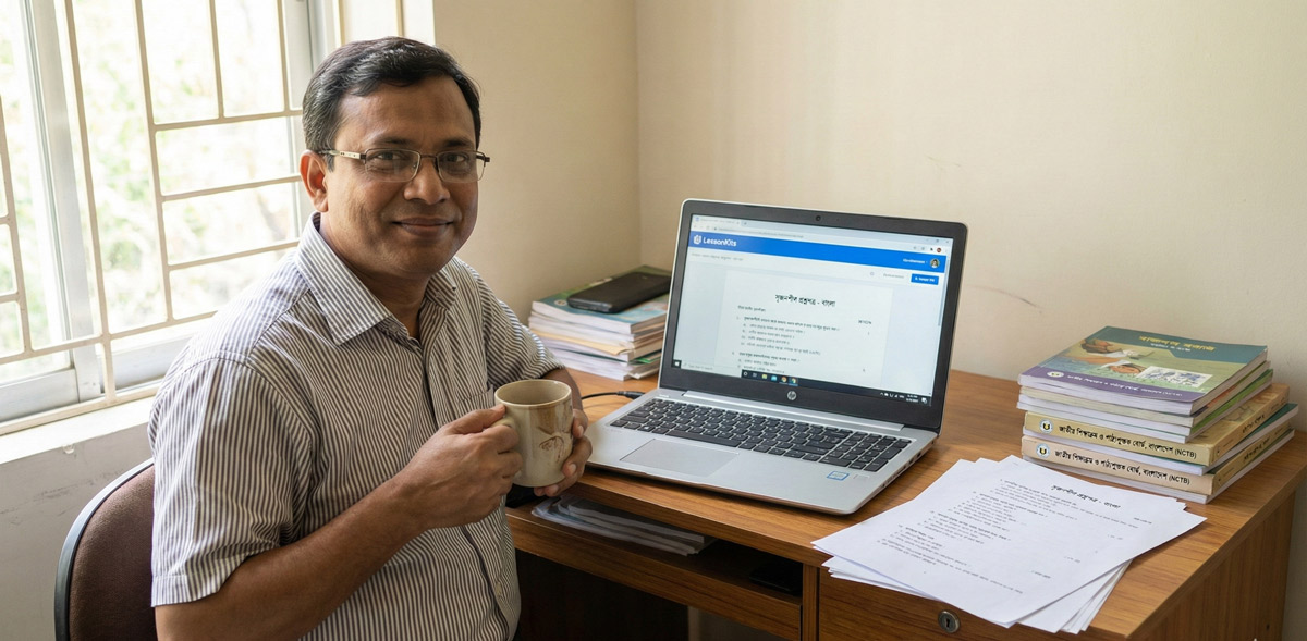 AI দিয়ে NCTB কারিকুলাম অনুযায়ী প্রশ্ন তৈরি করুন মাত্র কয়েক সেকেন্ডে!